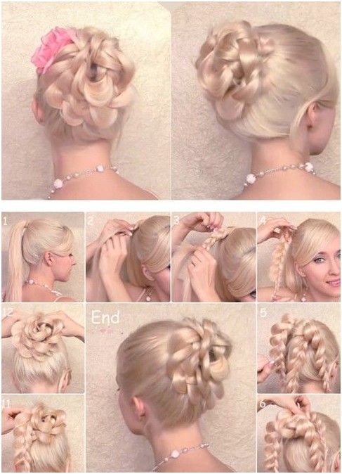 The educational hairstyles are taught to the dancer party