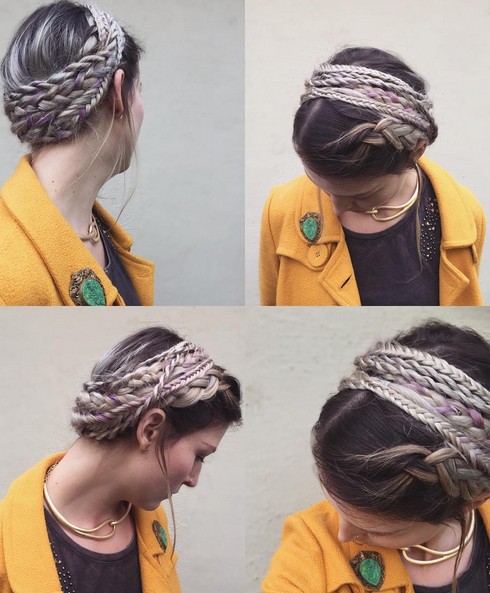 Updos braid