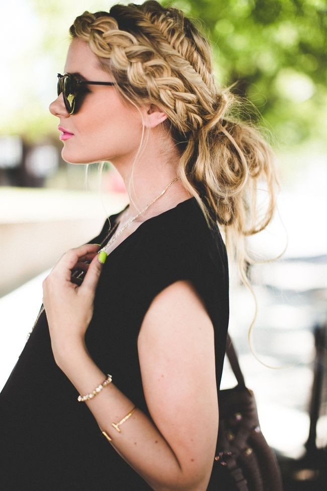 Braids on braids: elegant hairstyles