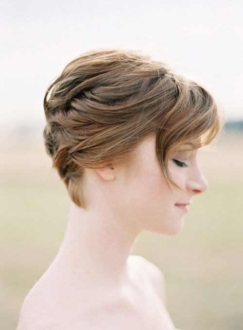 Hair styles and bridesmaids for very short hair