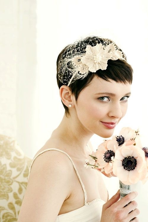 Hair hairstyle and bridesmaids for very short hair