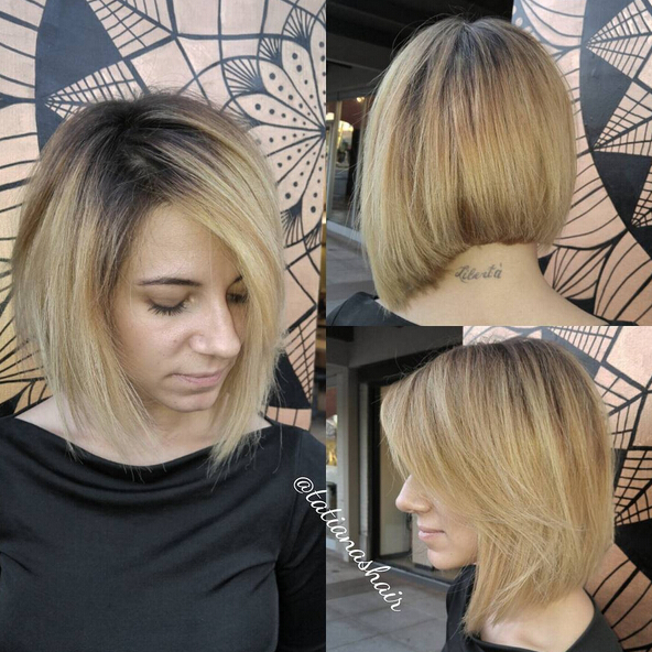 Bright hairstyles Bob with explosions