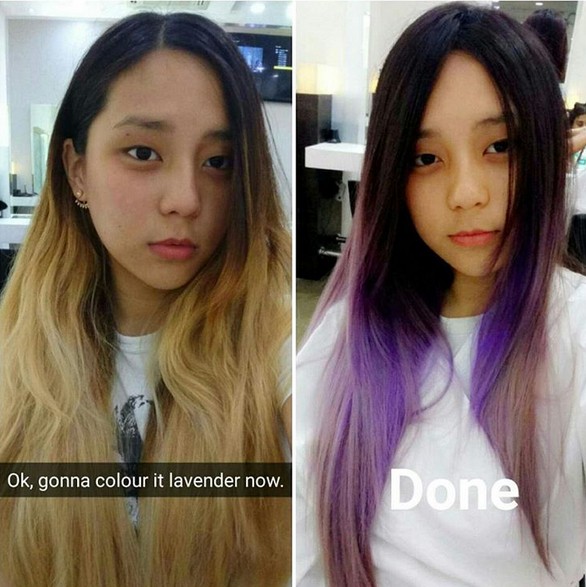 Bani Purple Ombré