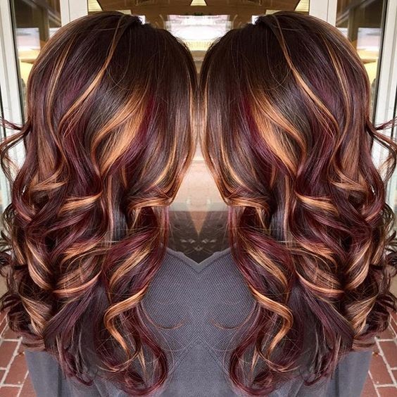 Brunette-color-color that is lacking blond with lipid flowers-2017-2017