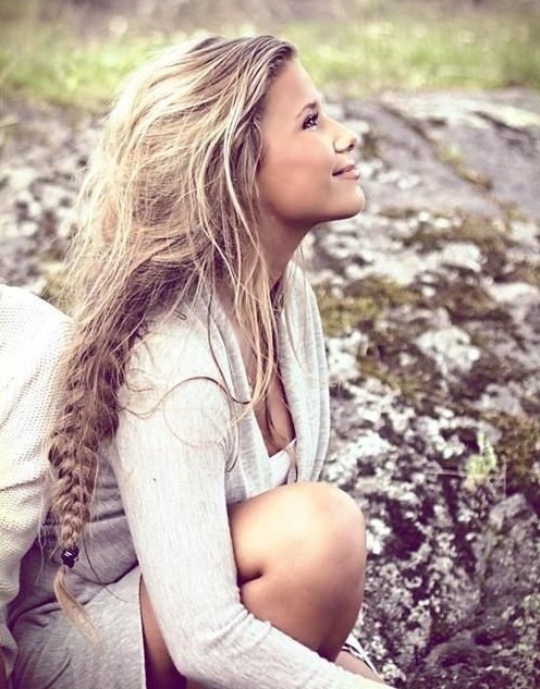 Hairstyles in California braid for girls