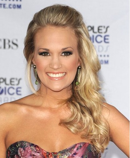 Carrie Underwood side hairstyles 2012 Carrie Underwood side hairstyles 2012
