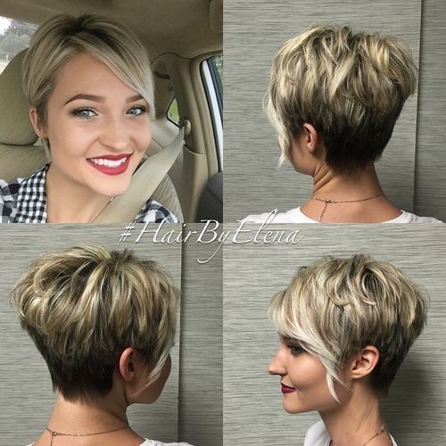 Daily informal hairstyles with side angle bangs