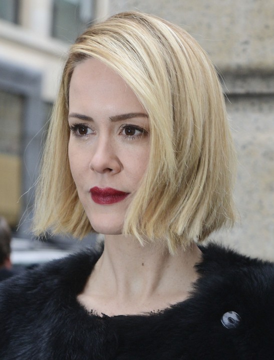 Celebrity short hairstyles: Sarah Polson Plan Bob