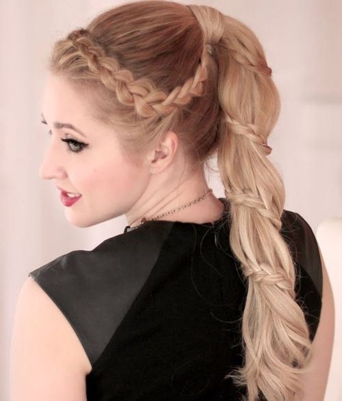 Elegant hairstyles are hurt ponytail - hairstyle concert ideas