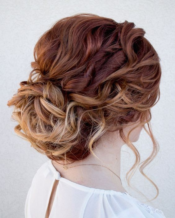 Elegant hairstyle messy update for long hair