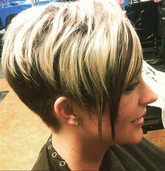 Elegant short haircut for women