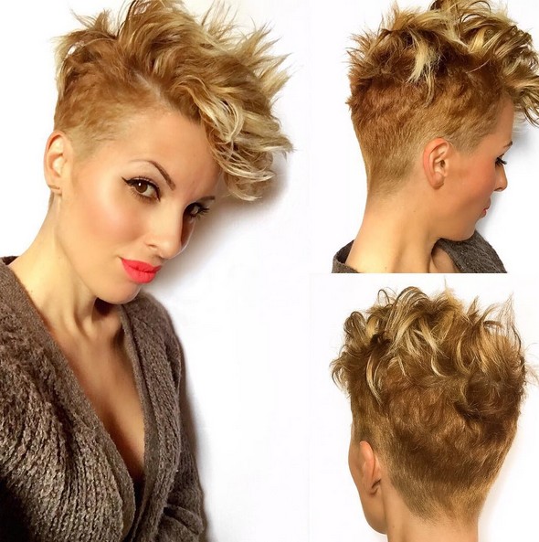 Stylish short haircuts for fine hair - brown and blonde hairstyles
