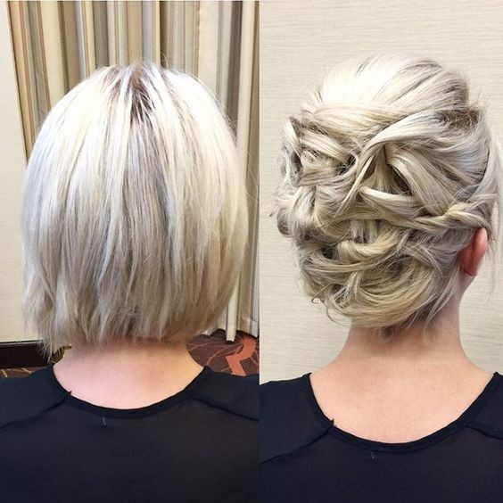 20 Gorgeous Prom Hairstyle Designs for Short Hair