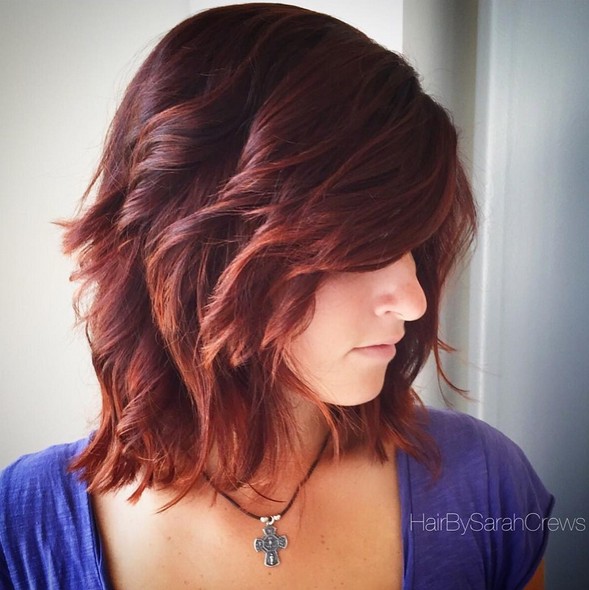 15 Hottest Medium Length Hairstyles with Bangs