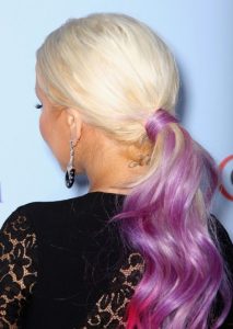 Christina Aguilera Ponytail Hairstyles for Long Hair
