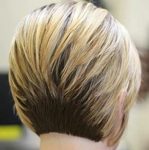 Classic Short Bob Haircut Back View