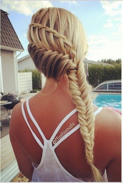 Cold brand hairstyle - summer hairstyles for long hair