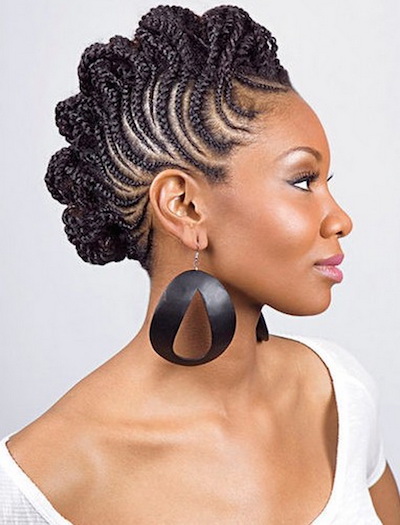Cornrows Mohok