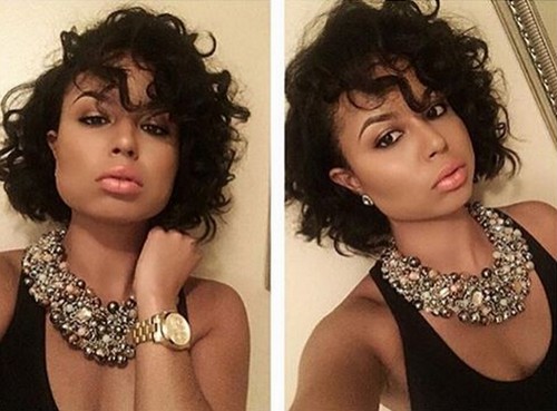 Majad Bob - Short hairstyles for American women of African origin 2016