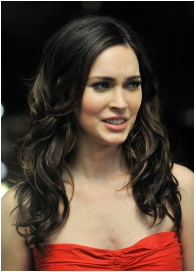 Curly Hairstyle for Long Hair: Megan Fox Haircut