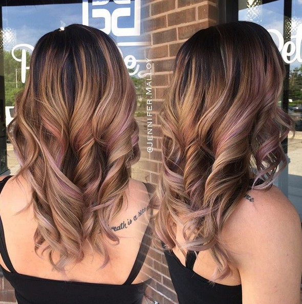 Tall curly hairstyles - the most prominent rosy in the ward