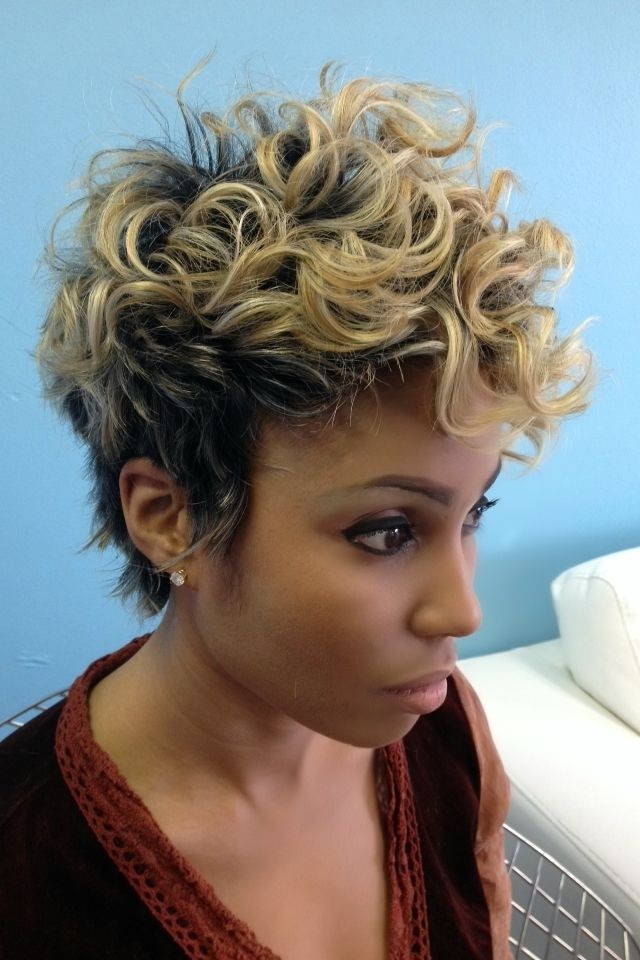 Curly Pixie Haircut - Black Women Short Hairstyles
