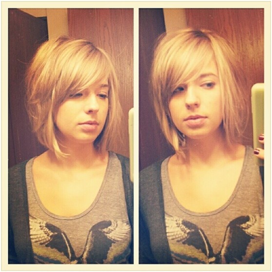 Nice -loop haircuts for girls' short hair line