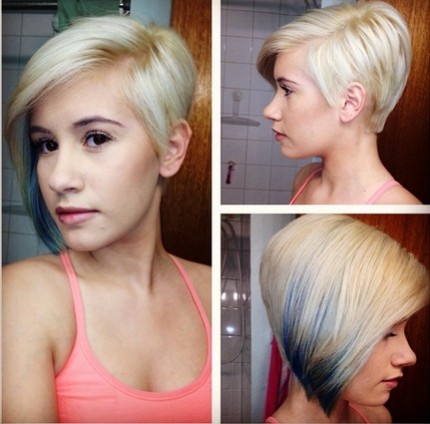Unlinative haircuts for short hair - ombre 2015 hairstyles