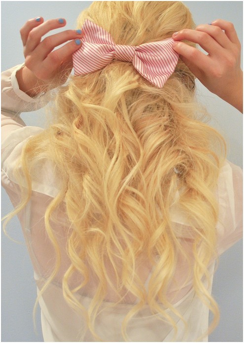 Cute, Blonde, Long Hair for Girls: Curly Hairstyles