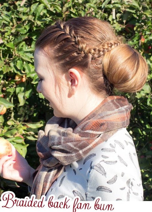 Cute braid hairstyle for the year 2014
