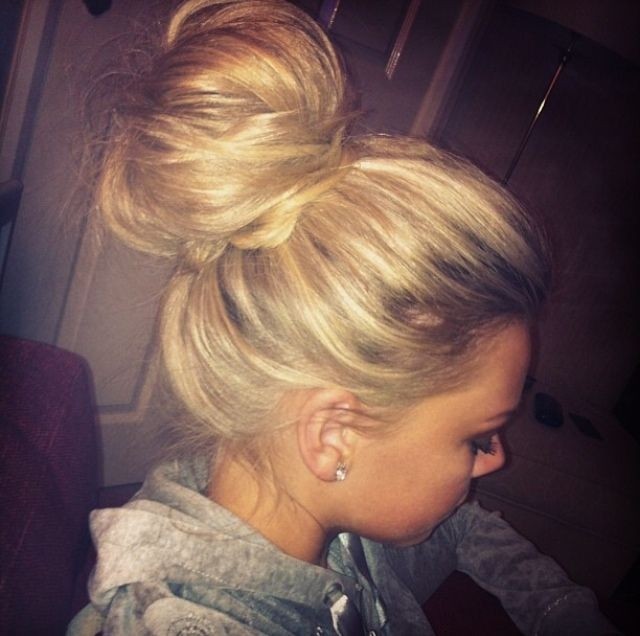 Cute cake updos for long hair