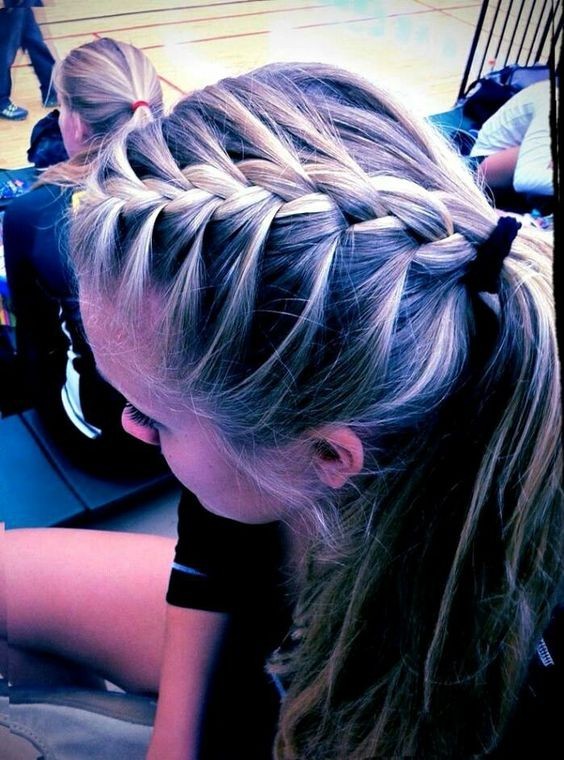 Nice hairstyle with a braid - modern easy hairstyles for the school