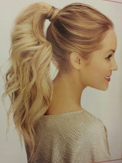 Cute and easy horse tail ideas - summer hairstyles and fall for long hair