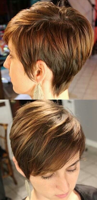 Cute daily hairstyles for straight hair: short pixy hair cutting