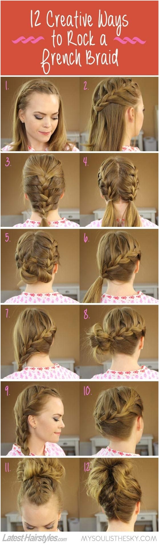 My tutorial is a nice French braid
