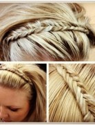 Long tail braid hair cute