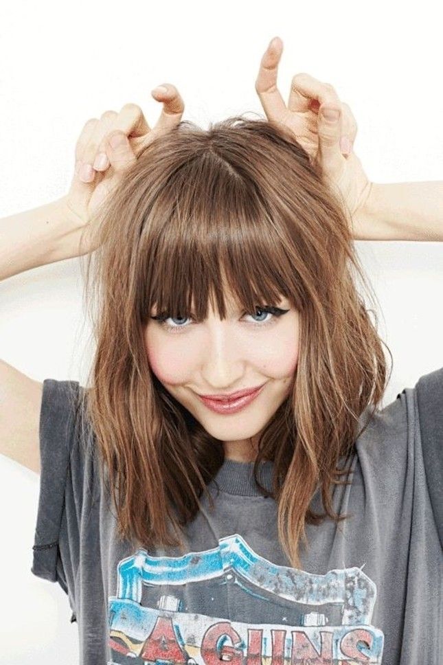 Nice moderate shave with sharp bangs