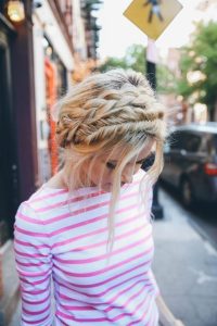 18 Cute And Comfortable Milkmaid Braid Designs