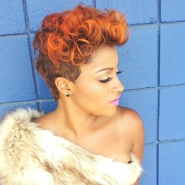 Cute short curls