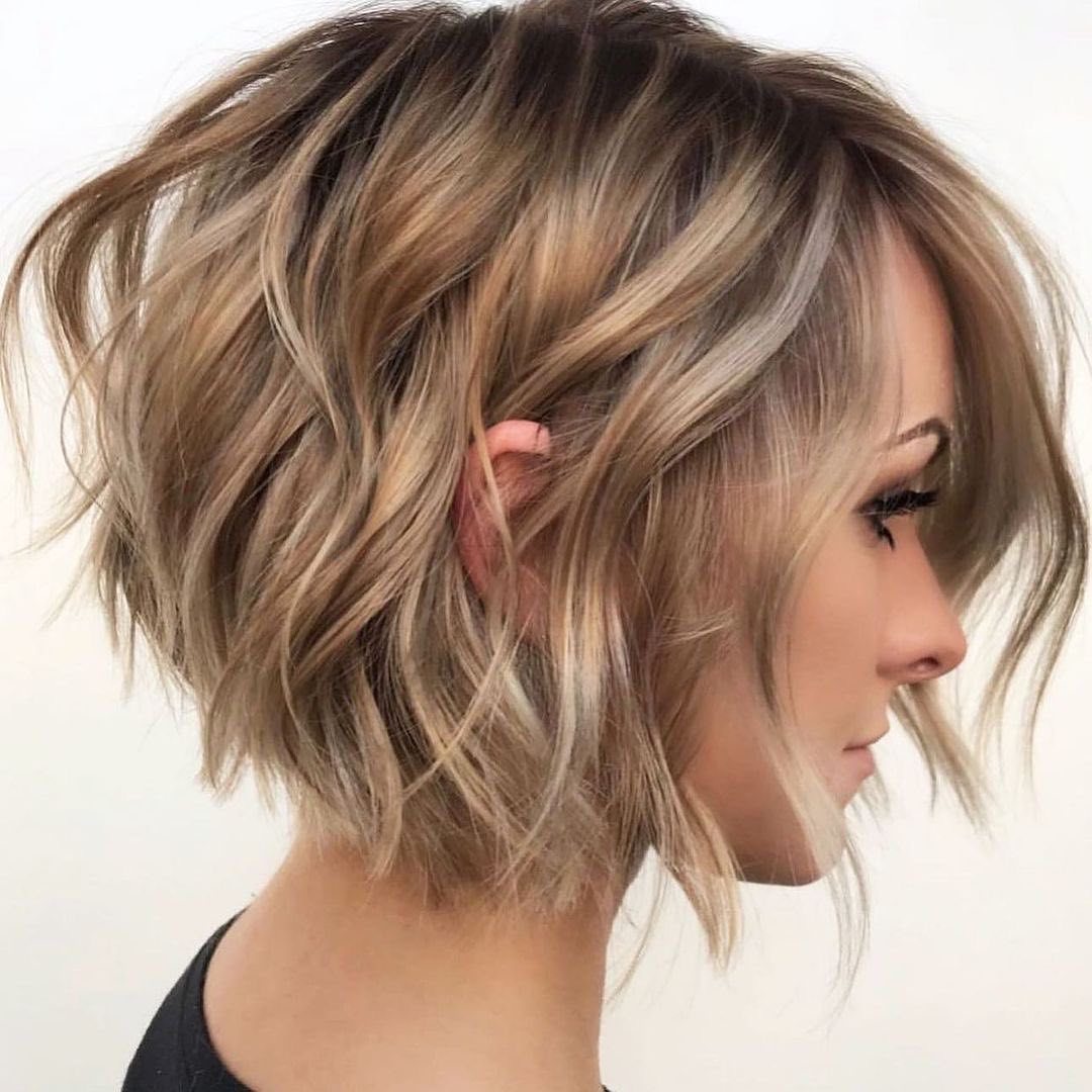 Simple short haircuts for thick hair - short hairstyle trends women