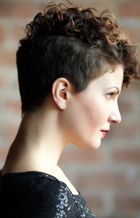 Simple short hairstyles for soft hair - curly pixel pieces