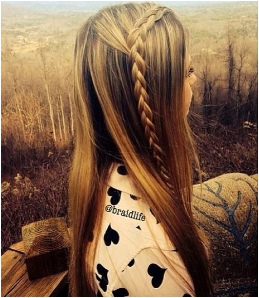 DIY Hairstyles: Long straight hair for girls