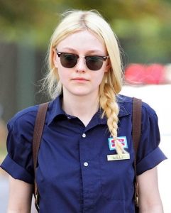 Dakota Fanning Blonde Braided Hairstyles