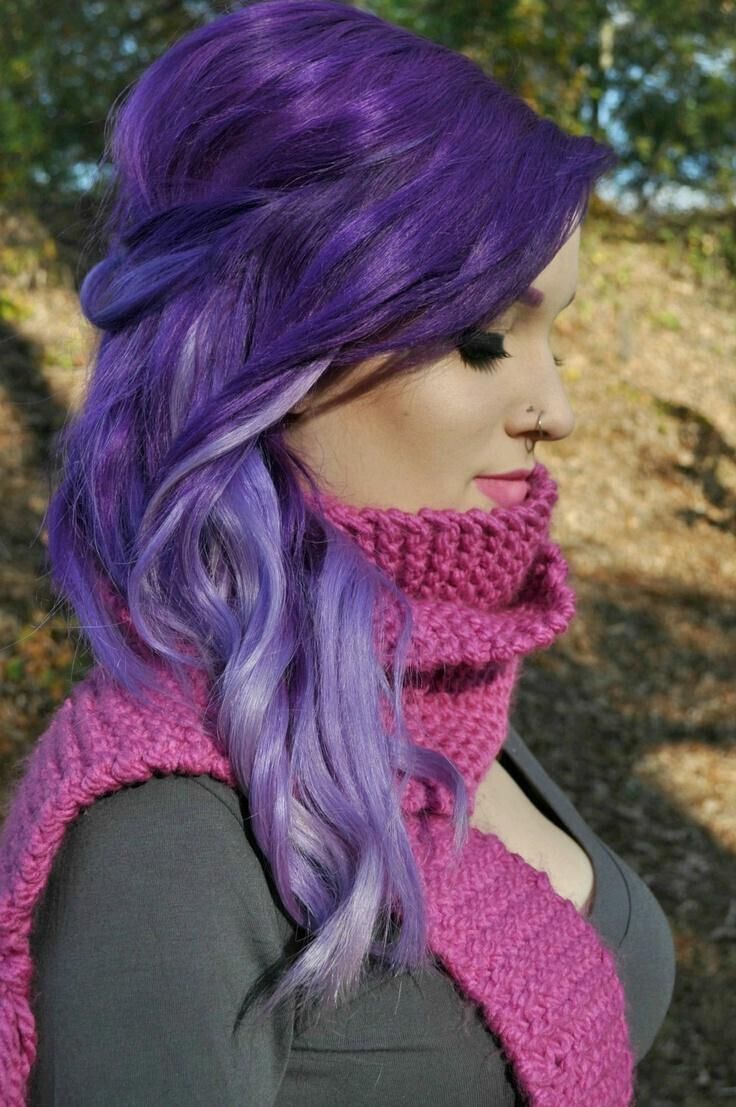 The most prominent dark purple
