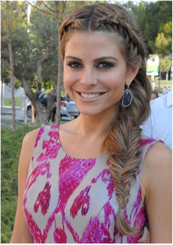 Dutch ponytail braid