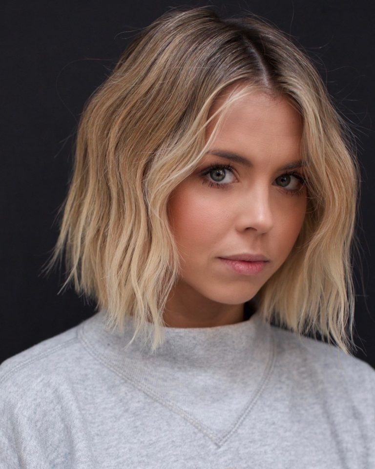 10 Easy Wavy Bob Hairstyles with Balayage