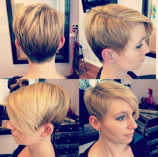 Easy and elegant daily hairstyles for short hair 2015: Pixse pieces