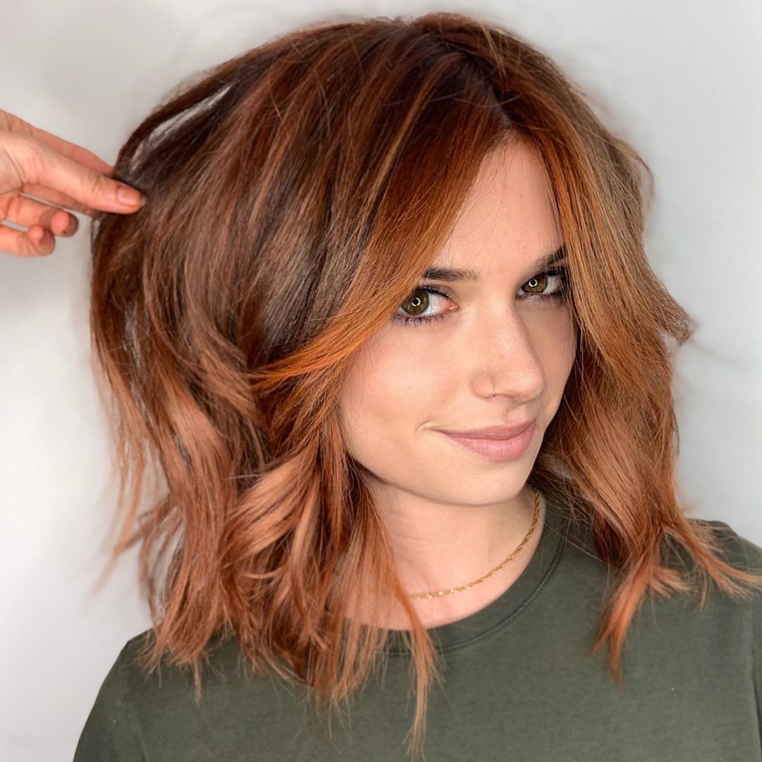 Easy daily hairstyles for medium -length hair - medium shave with color ideas 2021-2022
