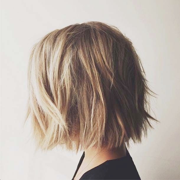 Easy, daily hairstyles for short hair - bob hair cutting ideas