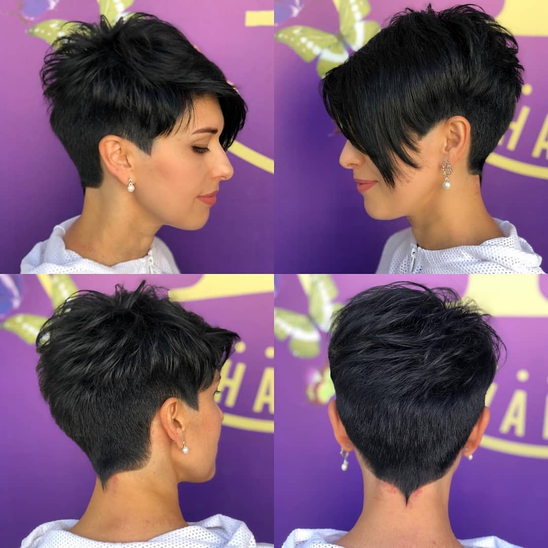 Easy daily straight hairstyles for short hair - short haircut trends